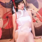 蠢沫沫《爱宕习字》主题写真：40张全套美图