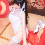 蠢沫沫《爱宕习字》主题写真：40张全套美图