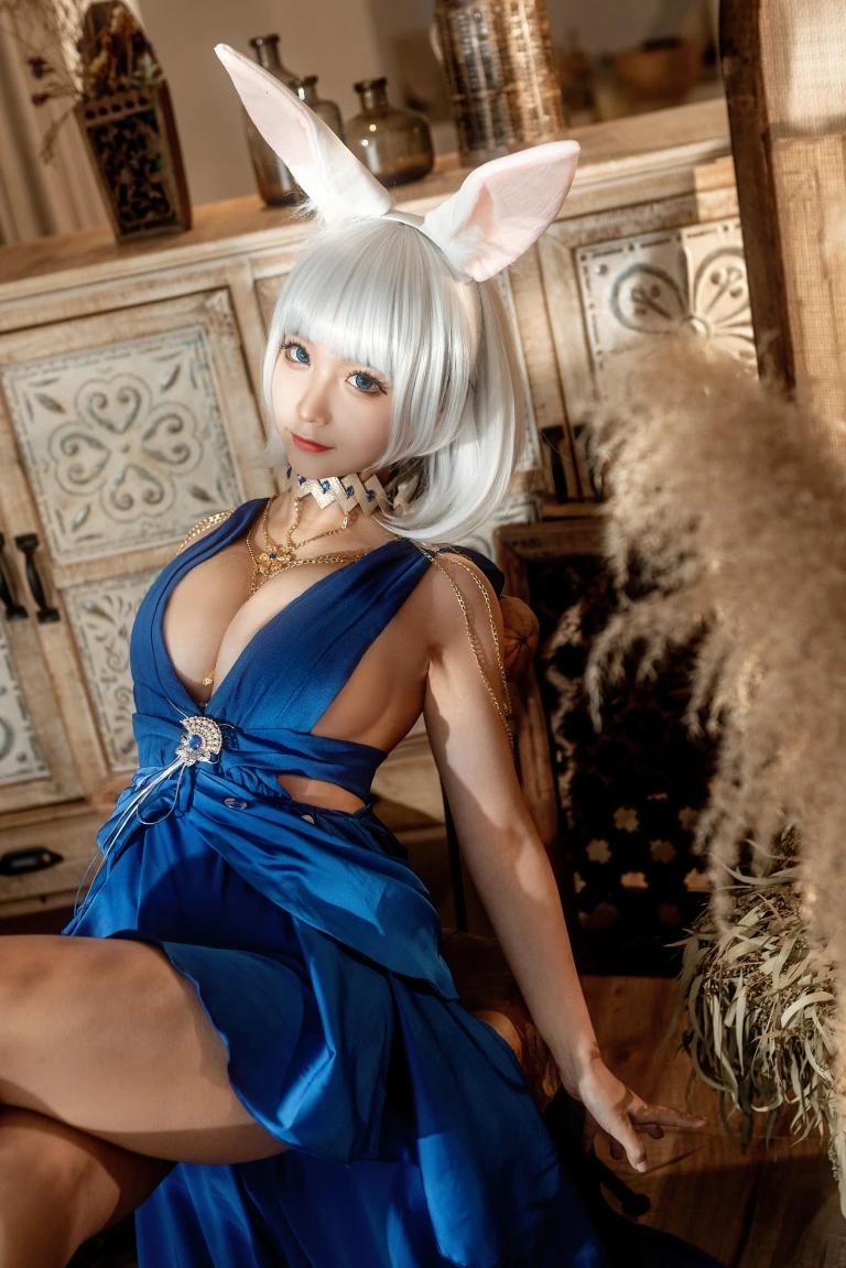 蠢沫沫《碧蓝航线 加贺》主题写真：40张全套美图
