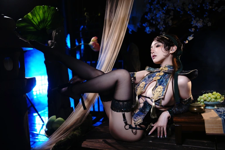 雯仔不讲道理《青蛇》主题写真：72张全套美图