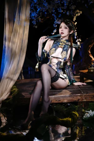 雯仔不讲道理《青蛇》主题写真：72张全套美图