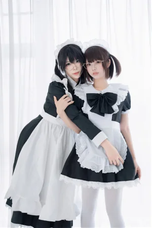 轩萧学姐&雪香川SUI《NO.96 – 双人女仆》主题写真：110张全套美图，含1个视频