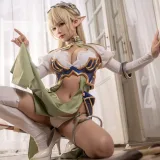 蠢沫沫《精灵村 第一村人》主题写真：40张全套美图