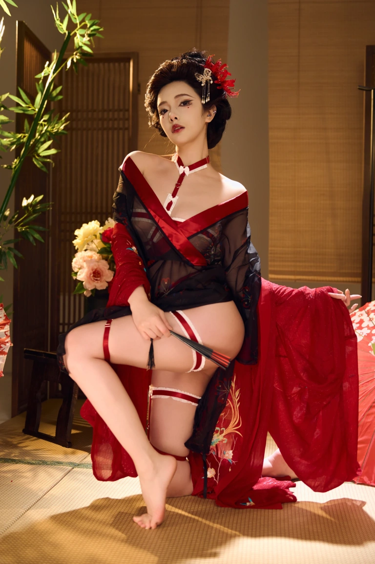 雯仔不讲道理《红袖添香》主题写真：61张全套美图，含4个视频