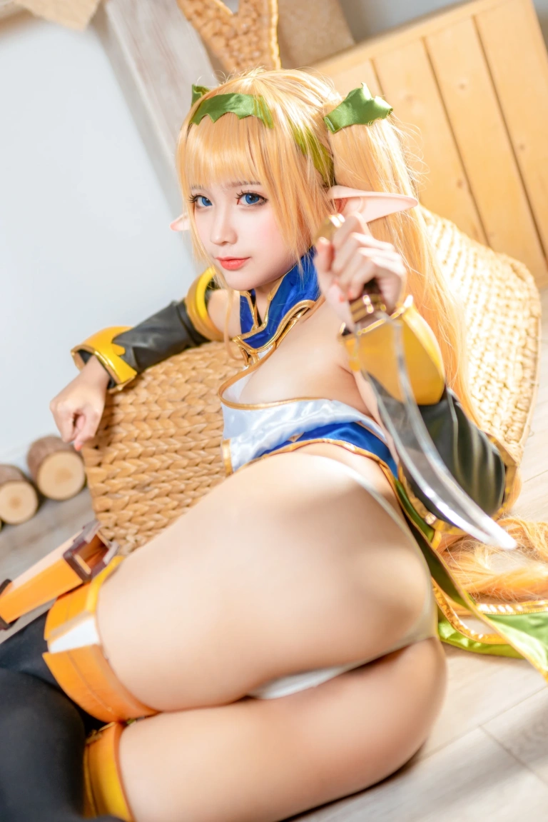 蠢沫沫《精灵村 第二村人》主题写真：40张全套美图