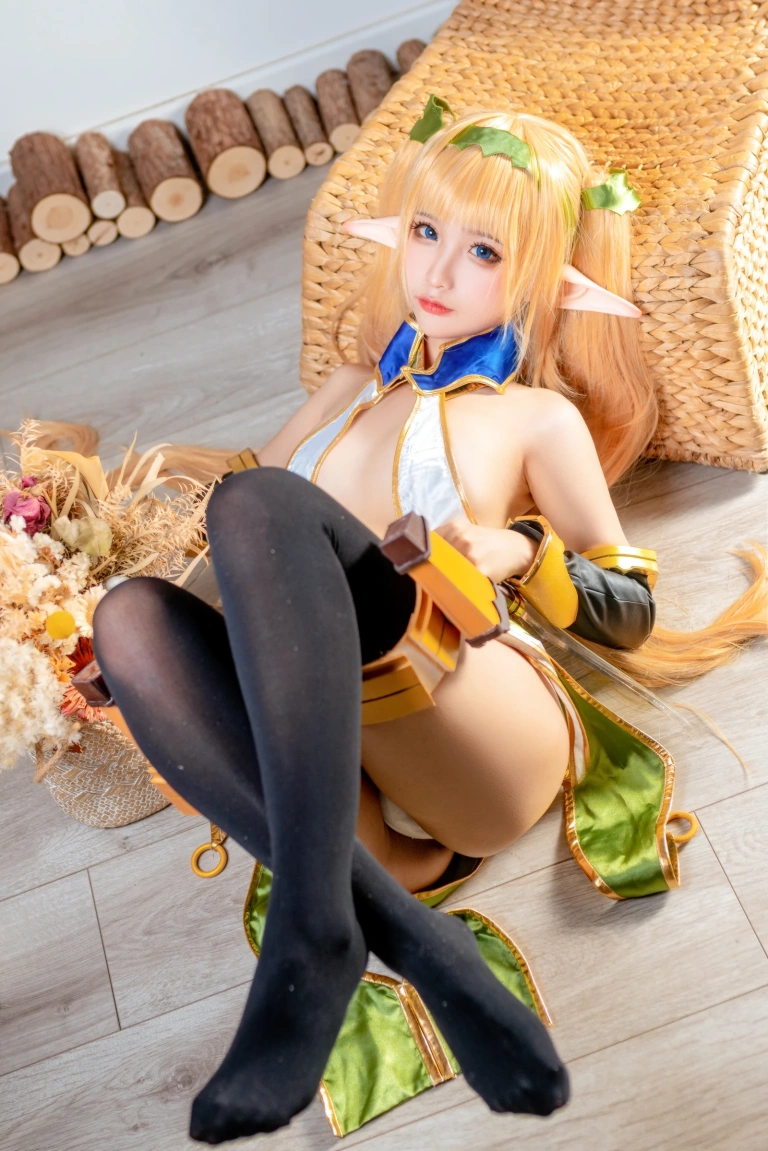 蠢沫沫《精灵村 第二村人》主题写真：40张全套美图