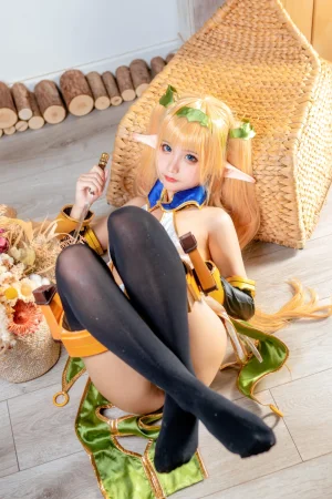蠢沫沫《精灵村 第二村人》主题写真：40张全套美图