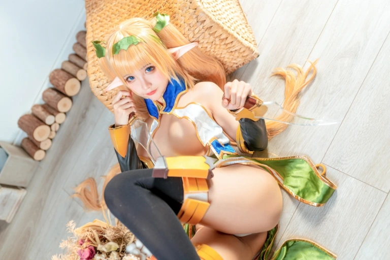 蠢沫沫《精灵村 第二村人》主题写真：40张全套美图