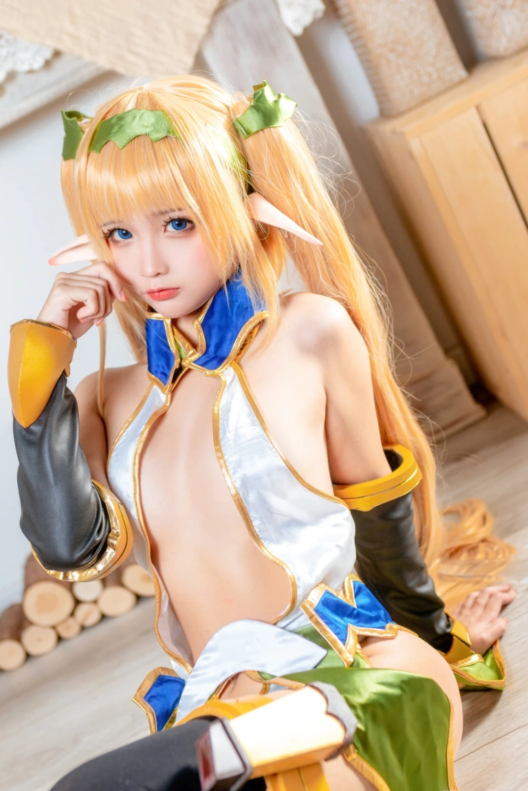 蠢沫沫《精灵村 第二村人》主题写真：40张全套美图