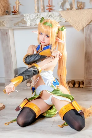 蠢沫沫《精灵村 第二村人》主题写真：40张全套美图