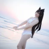 Nyako喵子《爱宕泳装》主题写真：25张全套美图