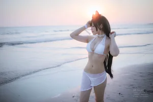Nyako喵子《爱宕泳装》主题写真：25张全套美图