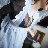 Nyako喵子《透明女仆》主题写真：50张全套美图