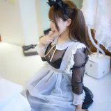 Nyako喵子《透明女仆》主题写真：50张全套美图