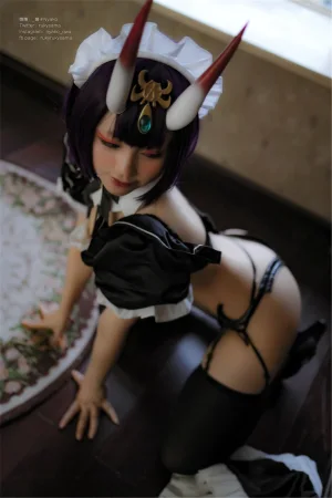 Nyako喵子《酒吞童子女仆》主题写真：42张全套美图