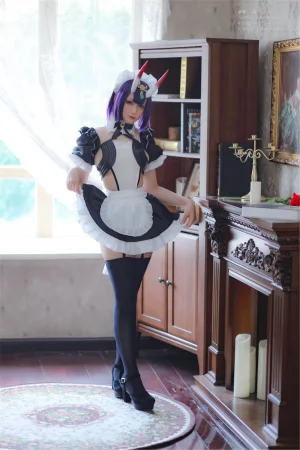 Nyako喵子《酒吞童子女仆》主题写真：42张全套美图
