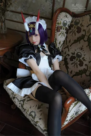 Nyako喵子《酒吞童子女仆》主题写真：42张全套美图