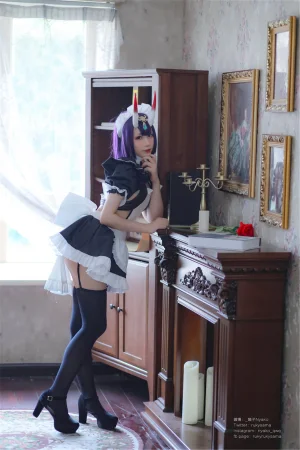 Nyako喵子《酒吞童子女仆》主题写真：42张全套美图