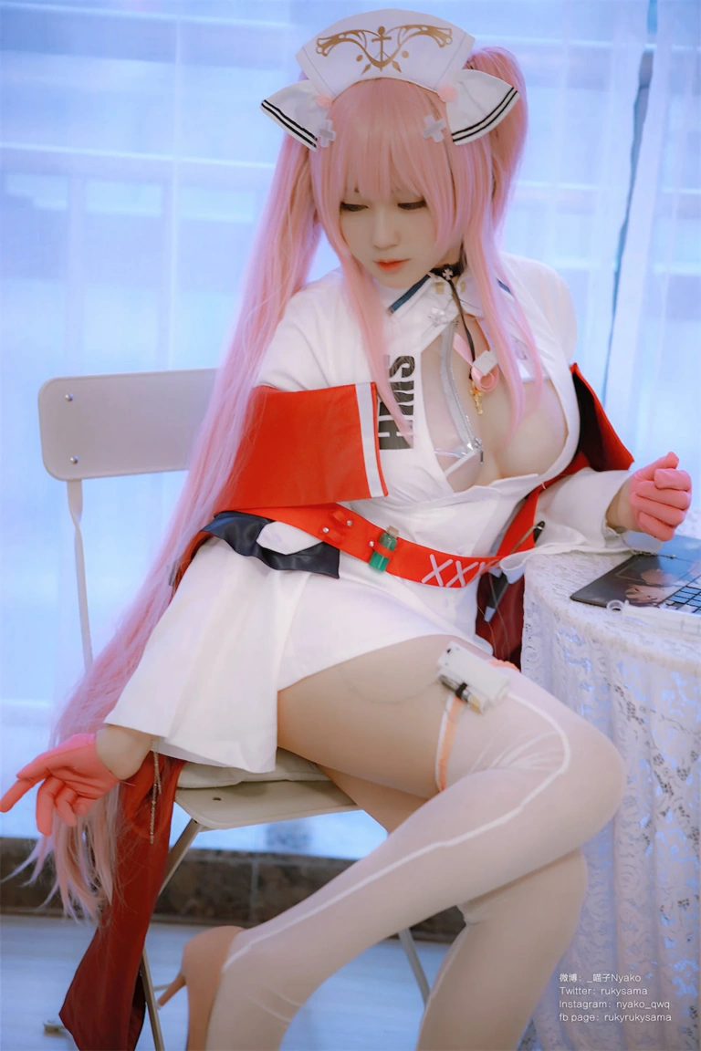 Nyako喵子《英仙座护士》主题写真：65张全套美图