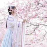 Nyako喵子《樱花汉服 花神祈愿》主题写真：52张全套美图