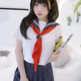 Nyako喵子《风纪委员》主题写真：85张全套美图，含1个视频