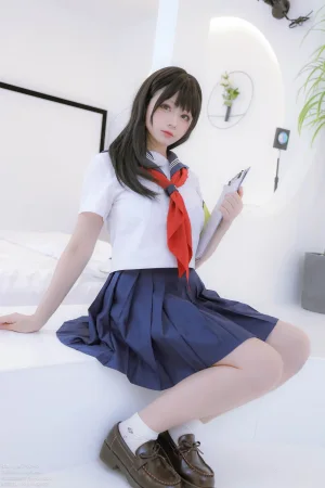 Nyako喵子《风纪委员》主题写真：85张全套美图，含1个视频