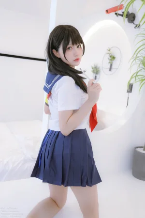 Nyako喵子《风纪委员》主题写真：85张全套美图，含1个视频