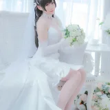 Nyako喵子《爱宕婚纱》主题写真：62张全套美图