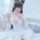 Nyako喵子《爱宕婚纱》主题写真：62张全套美图