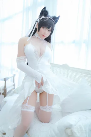 Nyako喵子《爱宕婚纱》主题写真：62张全套美图