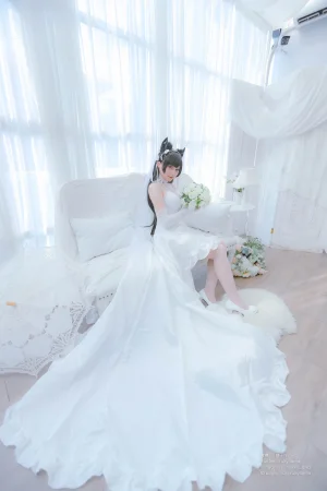 Nyako喵子《爱宕婚纱》主题写真：62张全套美图