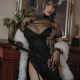 Nyako喵子《路易九世旗袍》主题写真：48张全套美图