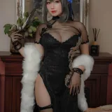 Nyako喵子《路易九世旗袍》主题写真：48张全套美图