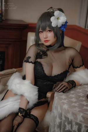 Nyako喵子《路易九世旗袍》主题写真：48张全套美图