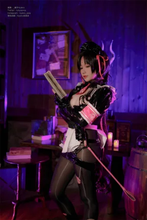 Nyako喵子《杀生院女仆》主题写真：40张全套美图