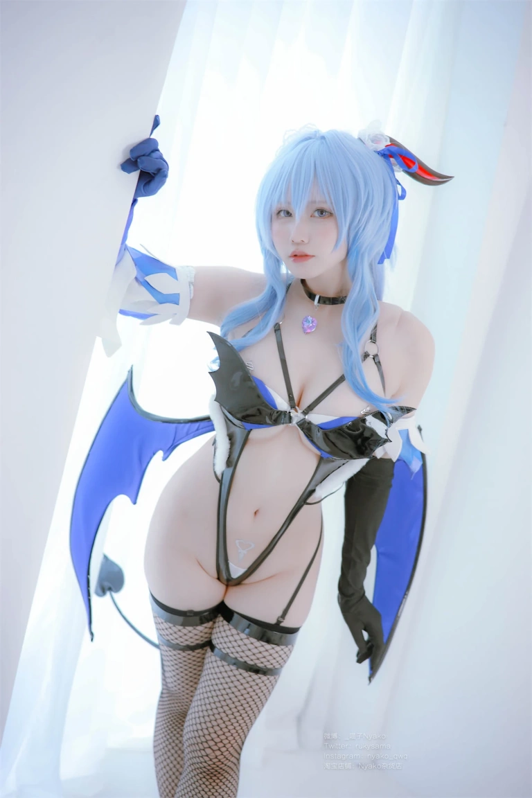 Nyako喵子《原神 甘雨魅魔》主题写真：76张全套美图