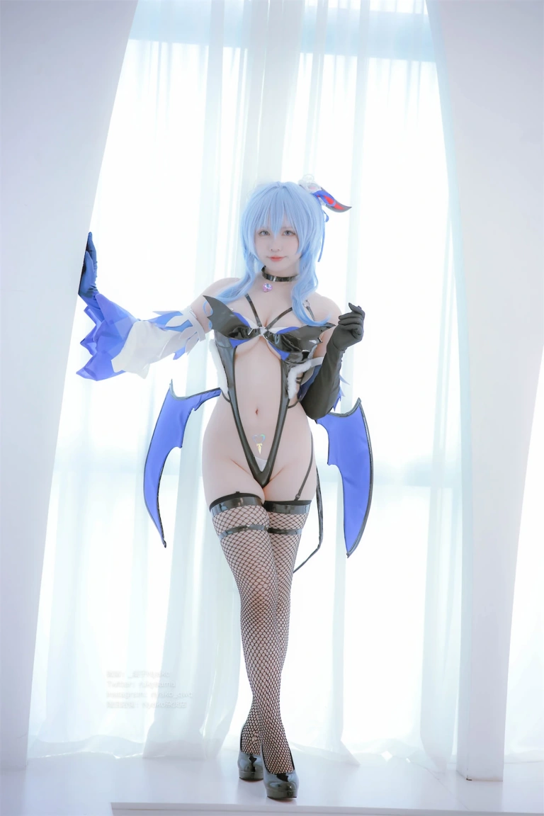 Nyako喵子《原神 甘雨魅魔》主题写真：76张全套美图