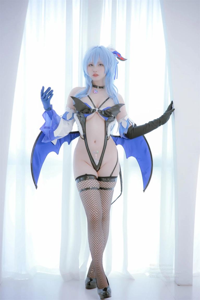 Nyako喵子《原神 甘雨魅魔》主题写真：76张全套美图