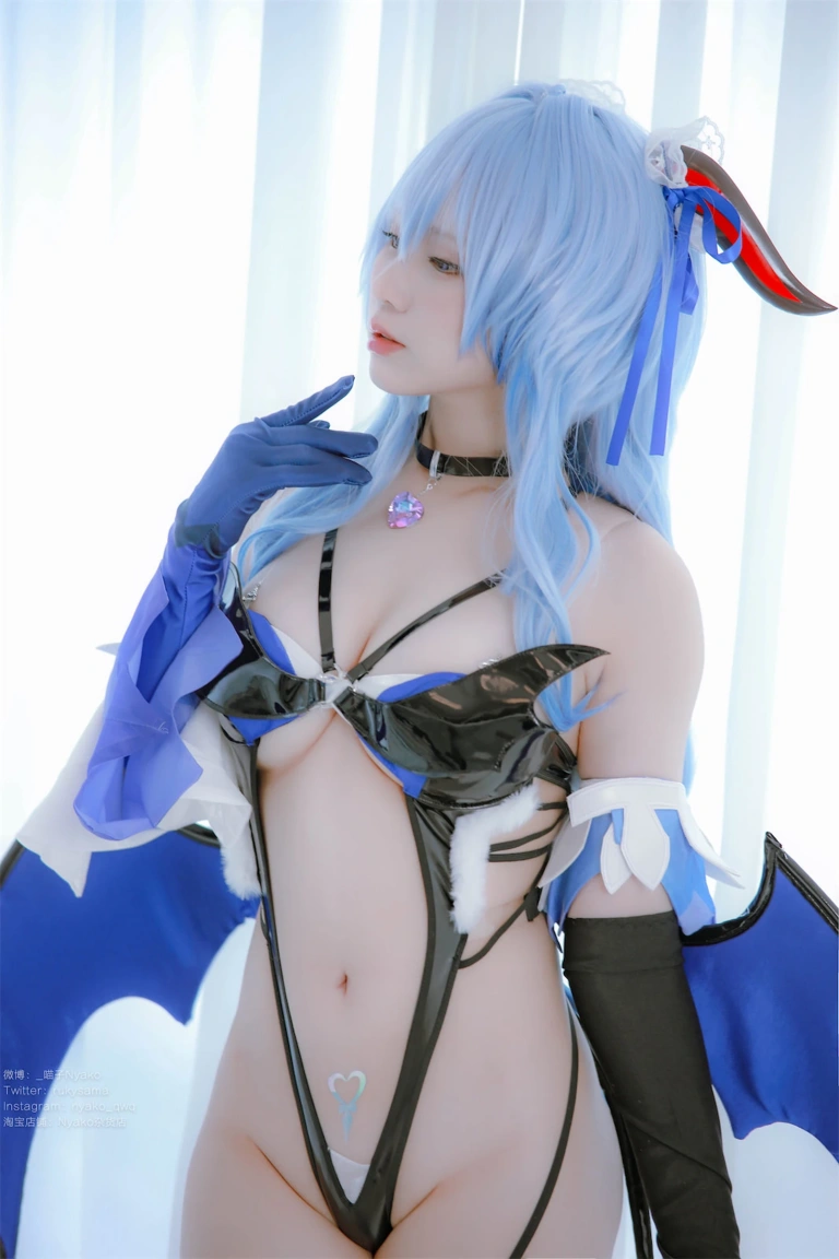 Nyako喵子《原神 甘雨魅魔》主题写真：76张全套美图