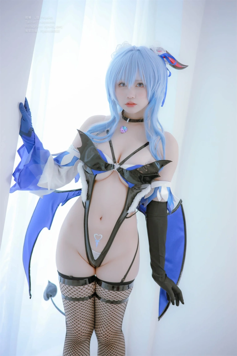 Nyako喵子《原神 甘雨魅魔》主题写真：76张全套美图
