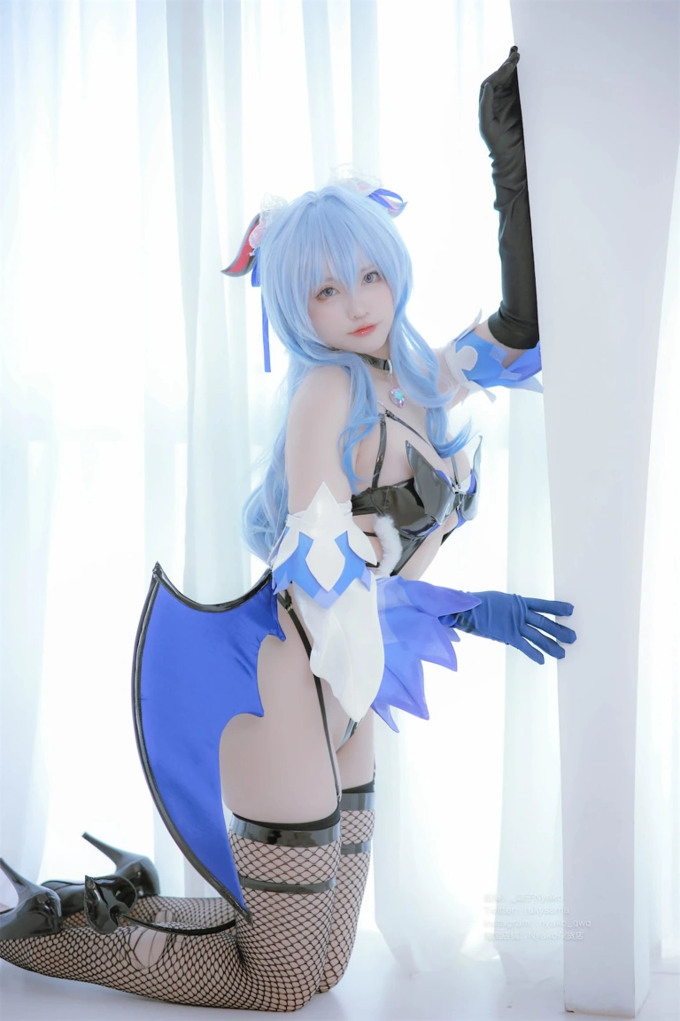 Nyako喵子《原神 甘雨魅魔》主题写真：76张全套美图