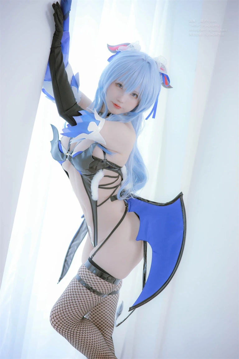 Nyako喵子《原神 甘雨魅魔》主题写真：76张全套美图