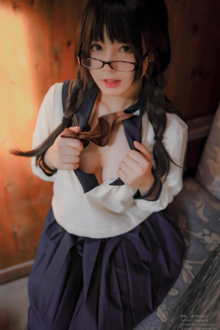 Nyako喵子《痴·女子校生》主题写真：150张全套美图，含2个视频