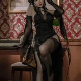 Nyako喵子《碧蓝航线镇海》主题写真：46张全套美图