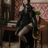 Nyako喵子《碧蓝航线镇海》主题写真：46张全套美图