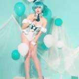 Nyako喵子《初音白兔》主题写真：41张全套美图