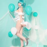 Nyako喵子《初音白兔》主题写真：41张全套美图