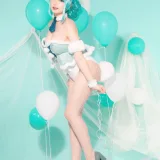 Nyako喵子《初音白兔》主题写真：41张全套美图