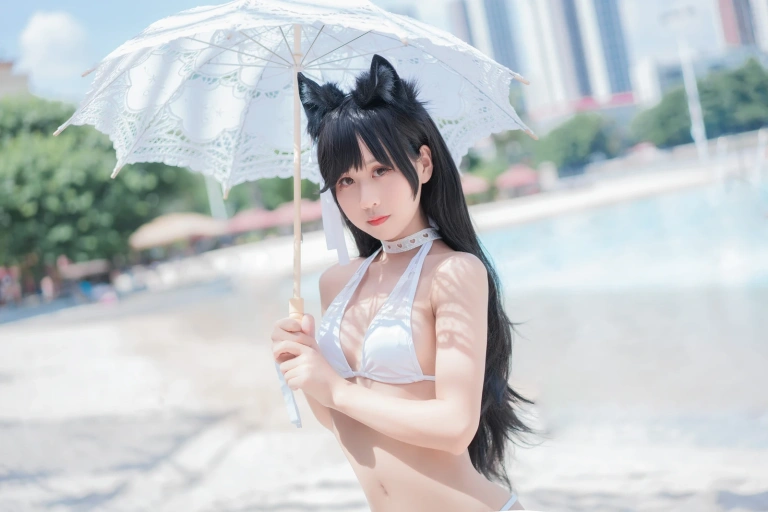 萌芽儿o0《爱宕泳装》主题写真：30张全套美图