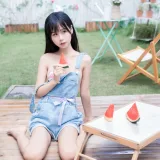 萌芽儿o0《西瓜与夏天》主题写真：33张全套美图